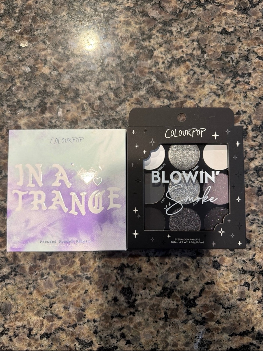 ColourPop Blowin' Smoke Eyeshadow Palette - Purple & Silver Mix